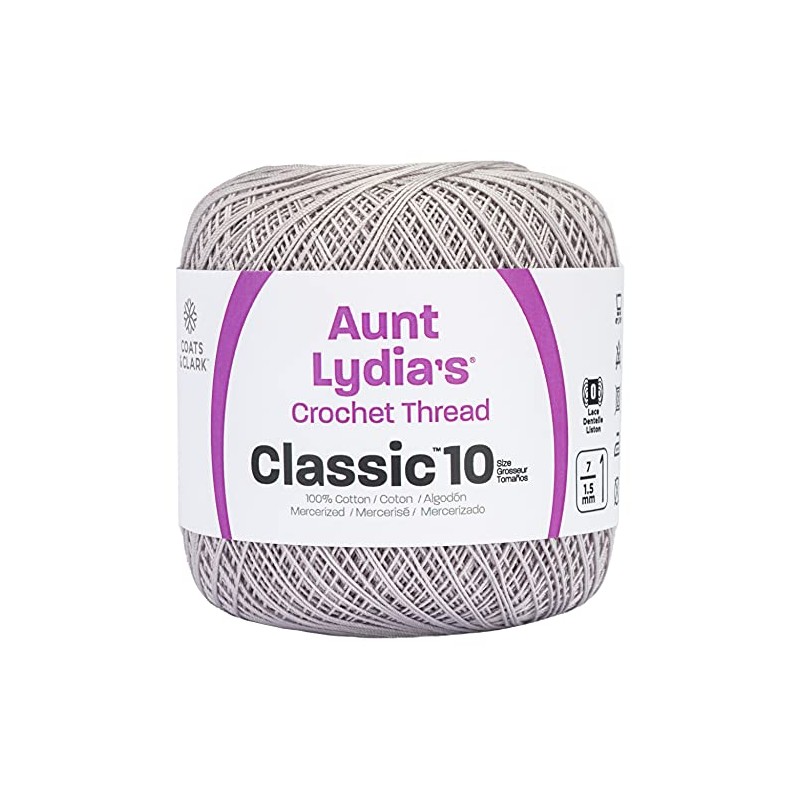 Coats Crochet 154-435 Aunt Lydia's Crochet, Cotton Classic Size 10,