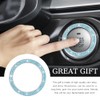 Gasedin Gasedin 2 PCS Car Engine Start Stop Decoration Ring,