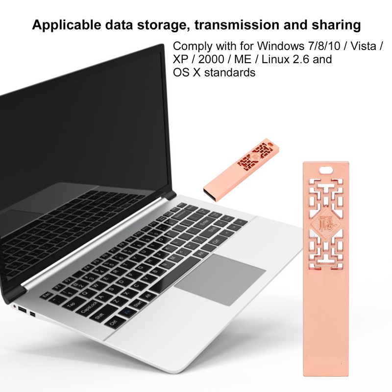 USB Flash Disk Portable Waterproof Metal 2.0 Drive Storage Memory