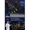 Kaedear KDR-GL1-GR-S Men’s Motorcycle Gloves, Smartphone and Touchscreen Compatible, Punched