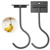 Adhesive Banana Hanger Under Cabinet: 2 Pack Sticky Banana Hooks