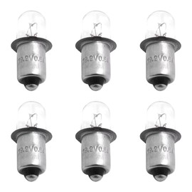 11.52 Watt 19.2 Volt Flashlight Bulbs Replacement Xenon Bulbs for Craftsman 19.2V Flashlights and Work-Lights (6-Pack)