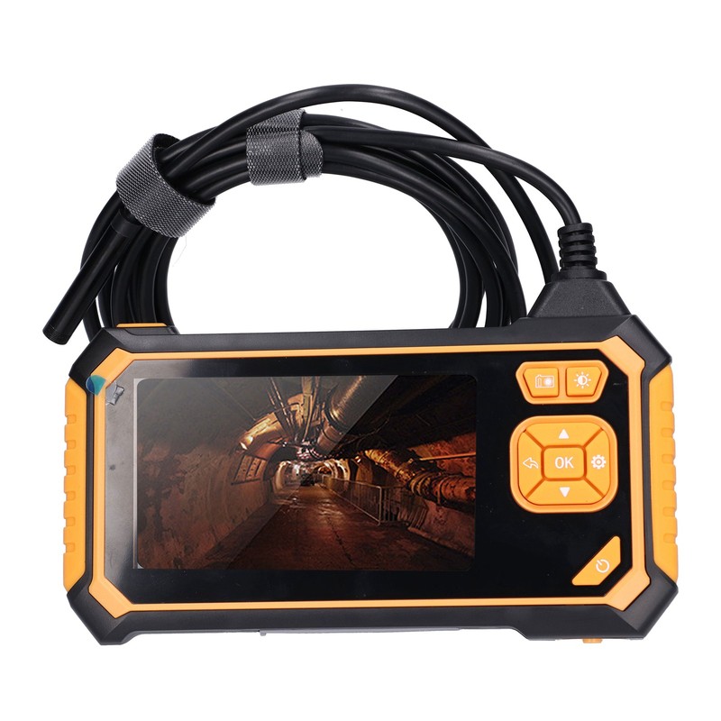 Industrial Endoscope Camera HD 1080P Waterproof Borescope Single Lens 4.3in