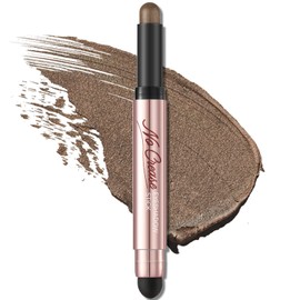 FOCALLURE No Crease Eyeshadow Stick, Creamy Eye Shadow Stick, Matte & Shimmer Eyeshadow Pencil, Smudge-proof, Built-in Smudger, VAGRANT POET