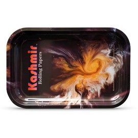 Kashmir Metal Rolling Tray Tiny Accessories Wonderful Foggy Design Limited Edition Number 6