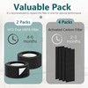 Harebery 2 Pack Z-1000 Filter Replacement + 4 Extra Activated