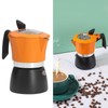 Coffee Maker 150ML Classic Italian Style Double Color Aluminum Moka
