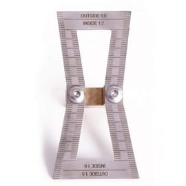 Dovetail Marker Saw Kit, Hand Cut Wood Joints Marking Gauge Dovetail Guide Corner Clamp Tool with Scale, Dovetail Template Size 1:5-1:6 and 1:7-1:8 for Woodworking