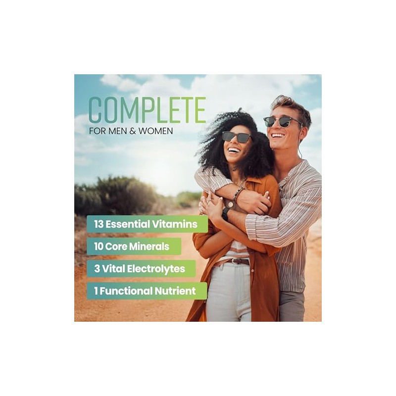 VitaBright A-Z Multivitamin & Minerals High Strength | 400 Vegan