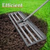 FAHKNS 30 Lawn Leveling Rake, Yard Leveling Tool with Extended