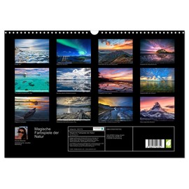 Magic Colour Games of Nature (Wall Calendar 2024 DIN A3 Landscape), CALVENDO Monthly Calendar: Dreamlike Pictures from the Fascinating Rich Colours of Our Earth (CALVENDO Nature)