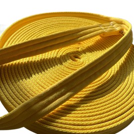 ALLZSMOOTHLY Horse Training Lunge Line with Alloy Trigger Buckle for Accurate Equestrian Training of 32.8 ft(10 Meters)-Yellow