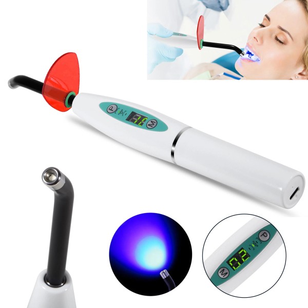 Unbranded Dental Wireless Cordless LED Cure Curing Light Lamp 2300mw