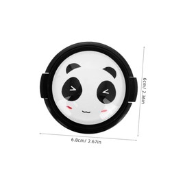 SHINEOFI 2pcs Cartoon Panda Design Camera Lens Cap Cover Scratch Resistant Lens Protector