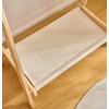 BALANBO Kids Clothes Rack,Foldable Solid Wood Small Baby Clothes Rack