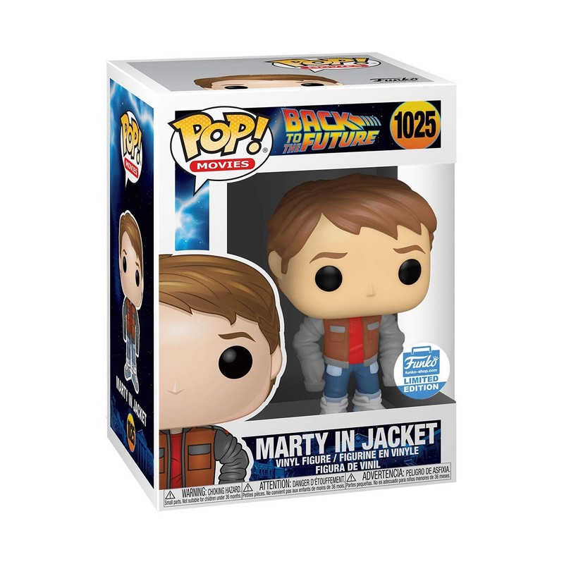 Funko Pop Marty in Jacket #1025 Back to The Future