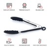 Kitchen Tongs for Cooking with Silicone Tips by Boxiki Kitchen,