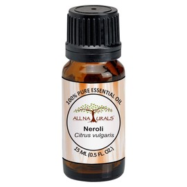 All Naturals Neroli Essential Oil Aka Orange Blossom Oil 100% Pure For Clear Face, Glowing Skin, Sound Sleep & Diffusers - 15 Ml