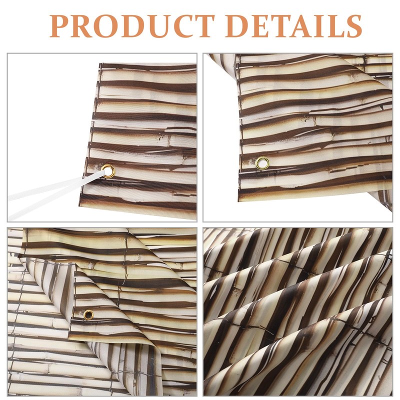 Hawaiian Beach Reed Backdrop Aloha Luau Party Tiki Bar Decorations