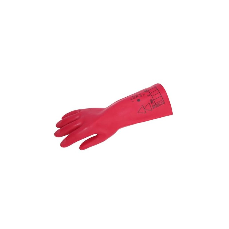 Dönges Electrician's Gloves, Protective Gloves, Size 9, Red, Insulating up