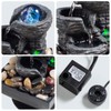 Tabletop Fountain Indoor Waterfall Meditation Fountain Like Layers of Rock
