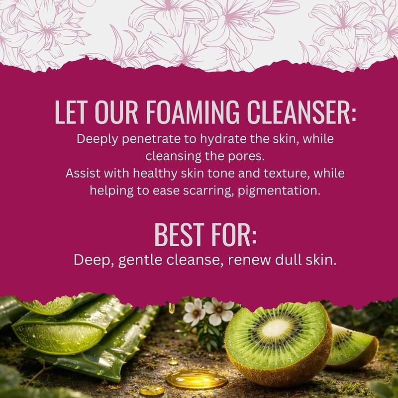 Manuka Lane Limpiador Espumoso Con Aloe Vera, Extracto De Hoja
