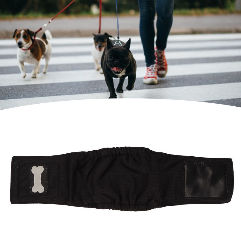 Male Dog Belly Wrap Leakproof Strong Water Absorption Breathable Comfortable