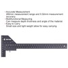 Woodworking Scribing Ruler,Marking Measuring Gauge T‑Shaped Multifunctional Carpentry Tool,T-Shaped Design