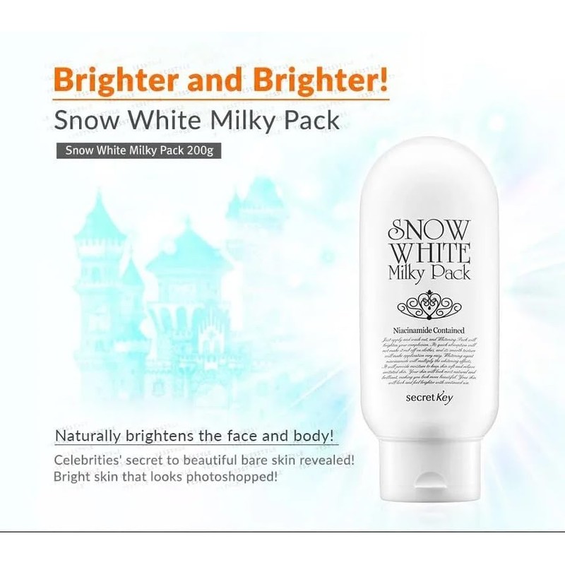 [SecretKey] Snow White Pack & Cream & Lotion & Gel