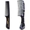 Bablo Pomade Wide Comb Comb (Navy Paisley Pattern) & Comb