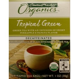 Central Market Organics Tea, 15 Bags (Pack of 2) (Tropical Green)