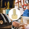 sourcing map 2pcs Brass Barbed Fitting 1/2" NPT Female to