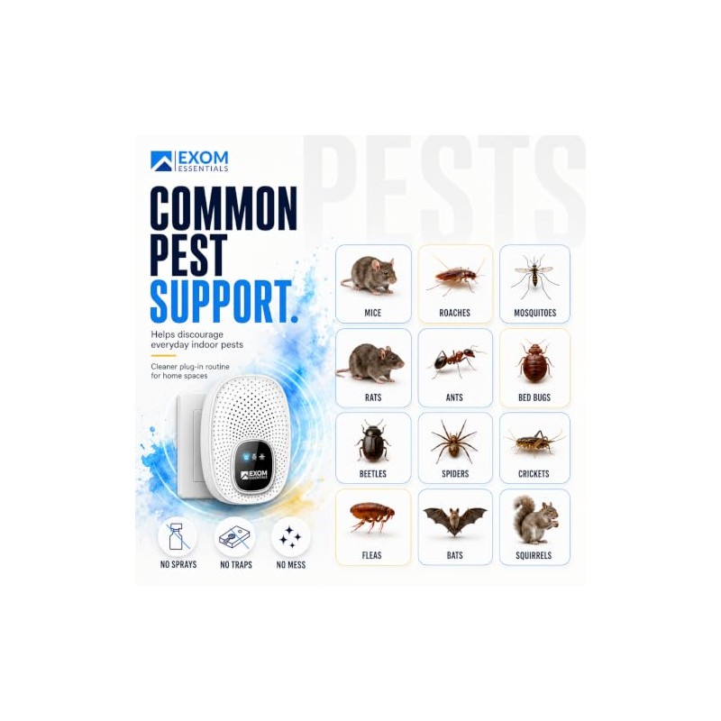 T-25, Ultrasonic Pest Control Repeller - Electronic & Ultrasound, Indoor