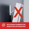 3M Command 17002-3ES 3 Ganchos Blancos Chicos