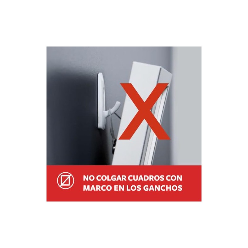 3M Command 17002-3ES 3 Ganchos Blancos Chicos