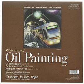 Strathmore 400 Series Oil Painting Pad 12"X12"-10 Sheets -62430312