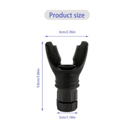 Tabanzhe Vital Capacity Exerciser Device - Relive Stress Fitness Breathing Trainer Improve Lung Capacity Resistance Adjustable Suitable for Outdoor Activities Riding Exercise(Black)