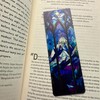 TwoDays Fantasy Stained Glass Art Transparent PVC Bookmarks, Dark Romance