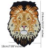 1 pieza bordado de lobo tigre Leolpard koala lobo perro