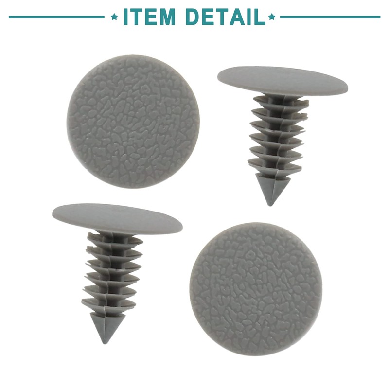 ACROPIX Universal 8.5mm Plastic Door Bumper Push Rivets Clip for