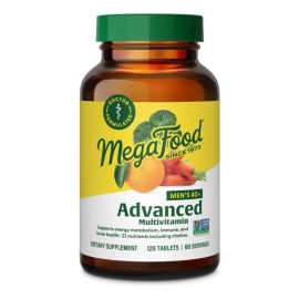 Megafood Multivitaminico Para Hombres +40 Años 120tabs Sabor Sin Sabor