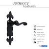 XFORT XFORT Smithy's Range Fleur De LYS Lever Latch Solo
