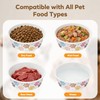Etersky 50 Pack Disposable Dog Bowls, 16 oz Paper Pet