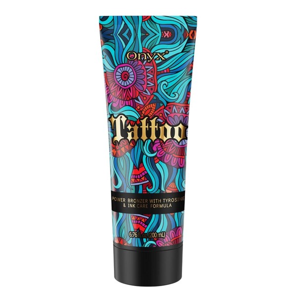 Onyx Tattoo Tanning Lotion Fade Protection Ink Care Formula for Indoor & Outdoor