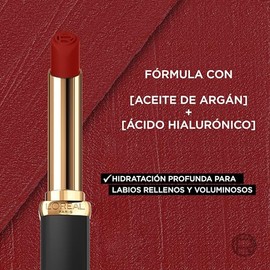 Labial Color Riche Intense Volume Matte Nudes of Worth, Lipstick Mate con Ácido Hialurónico Volumen Intenso Tono 601 WORTH IT
