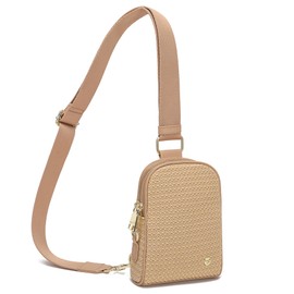 INICAT NICAT Summer Straw Bag Small Sling Beach Bag Crossbody Bags for Women（Woven Khaki）