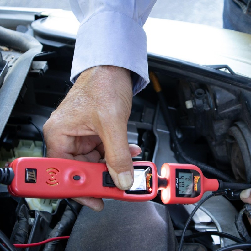 Power Probe Amp Adapter Tip for Live Current in Automotive