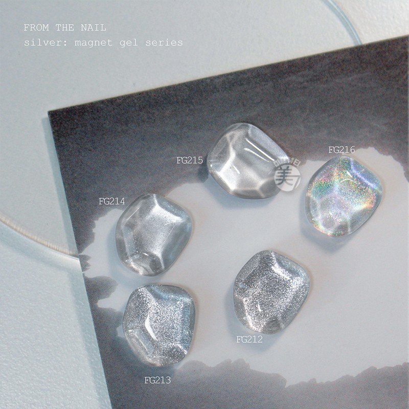 From the Nail Silver Magnetic Gel 5-piece set / 프롬더네일