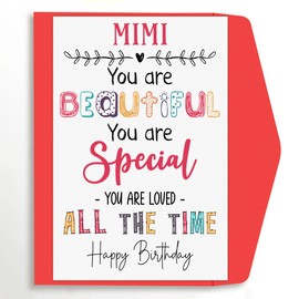 popmazing Mimi Special Greetings Card - Birthday Card