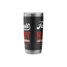 Football Nanny Of A Football Player Nanny Definition Stainless Steel Insulated Tumbler